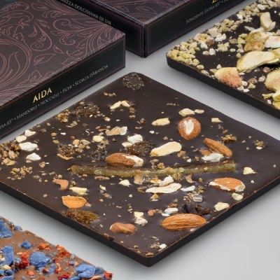Σοκολάτα Aida 80g Μαύρη, Filicori Zecchini