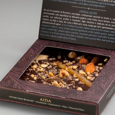 Σοκολάτα Aida 80g Μαύρη, Filicori Zecchini