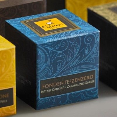 Σοκολάτα Fondente & Ginger 32,5g 5τεμ, Γάλακτος, Filicori Zecchini